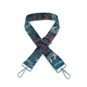 Multi Colour Geometric Bag Strap