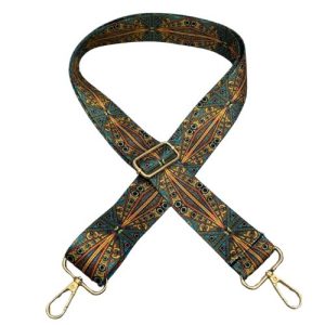 Green Geometric Bag Strap